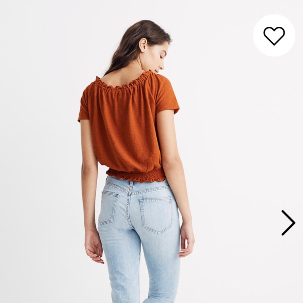 Madewell Texture & Thread Drawstring Top - Picture 3 of 8